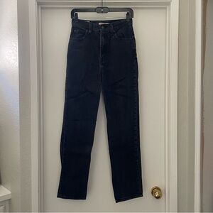 Levi's Black Straight Leg Jeans Timeless Design